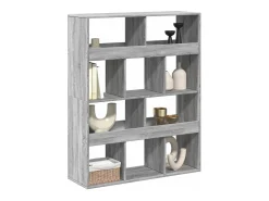 Separador de ambientes madera gris Sonoma 100x33x125,5 cm
