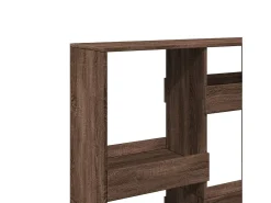 Separador de ambientes madera marrón roble 100x33x135 cm