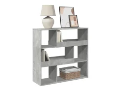 Separador de ambientes madera gris hormigón 100x33x94,5 cm