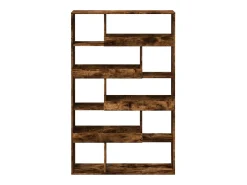 Separador de ambientes madera roble ahumado 100x33x156,5 cm