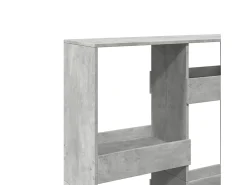 Separador de ambientes madera gris hormigón 100x33x135 cm