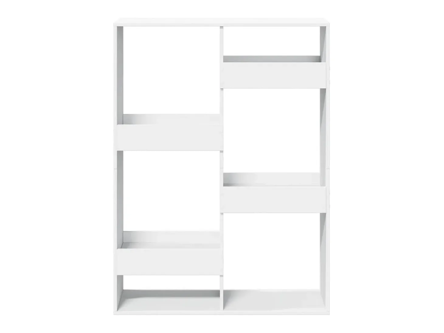 Separador de ambientes madera ingeniería blanco 100x33x135 cm
