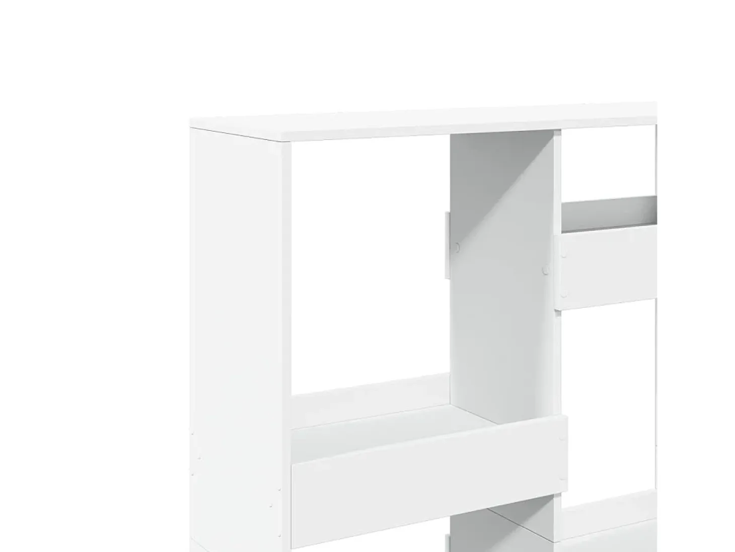 Separador de ambientes madera ingeniería blanco 100x33x135 cm