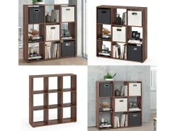 Separador de ambientes madera antigua 104x29x108 nove