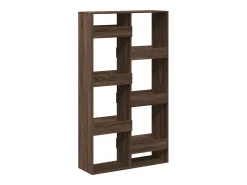 Separador de ambientes madera marrón roble 100x33x175 cm