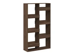 Separador de ambientes madera marrón roble 100x33x175 cm