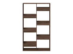 Separador de ambientes madera marrón roble 100x33x175 cm