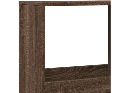 Separador de ambientes madera marrón roble 100x33x175 cm