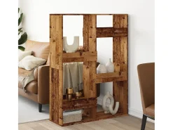 Separador de ambientes madera envejecida 100x33x135 cm