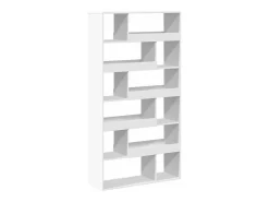 Separador de ambientes madera ingeniería blanco 100x33x187,5 cm