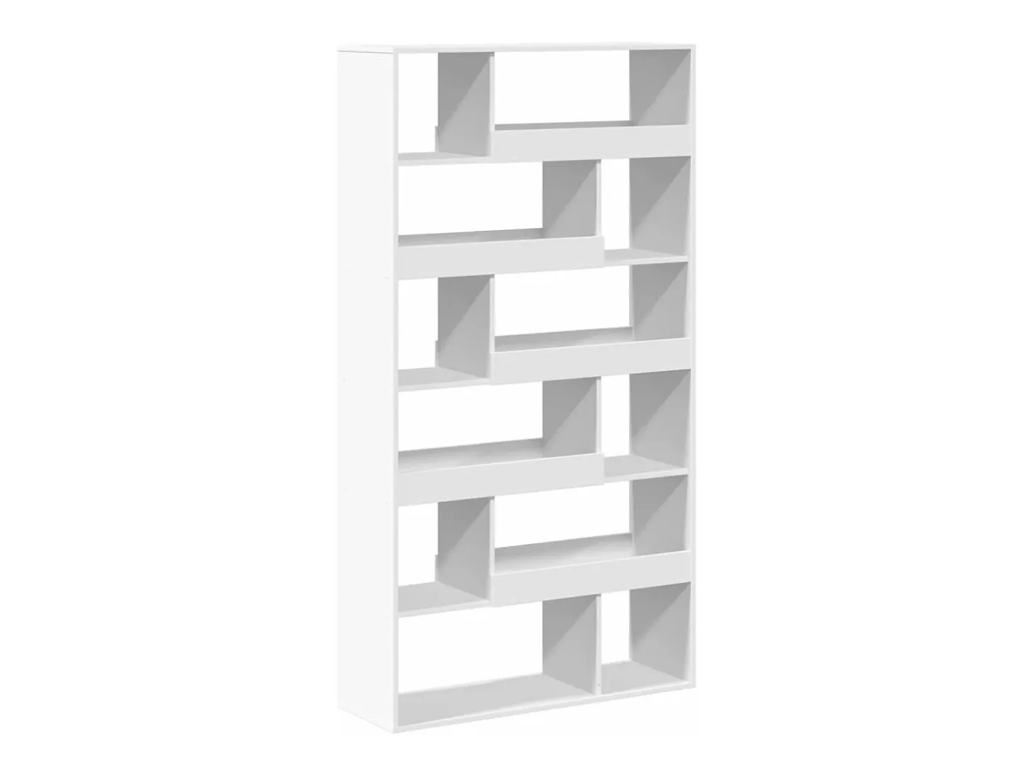 Separador de ambientes madera ingeniería blanco 100x33x187,5 cm