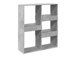 Separador de ambientes madera gris hormigón 100x33x115 cm