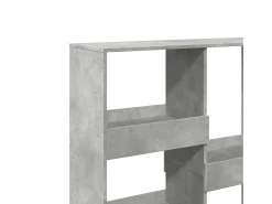 Separador de ambientes madera gris hormigón 100x33x115 cm