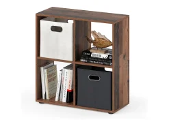 Separador de ambientes madera antigua 72.6x29x72 tetra