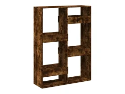 Separador de ambientes madera roble ahumado 100x33x135 cm