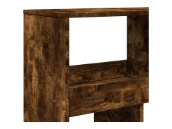 Separador de ambientes madera roble ahumado 100x33x187,5 cm