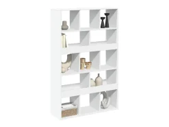 Separador de ambientes madera ingeniería blanco 100x33x156,5 cm