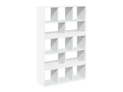Separador de ambientes madera ingeniería blanco 100x33x156,5 cm
