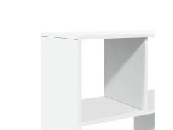 Separador de ambientes madera ingeniería blanco 100x33x156,5 cm