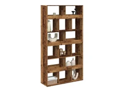 Separador de ambientes madera envejecida 100x33x187,5 cm