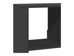 Separador de ambientes madera ingeniería negro 100x33x156,5 cm