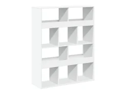 Separador de ambientes madera ingeniería blanco 100x33x125,5 cm