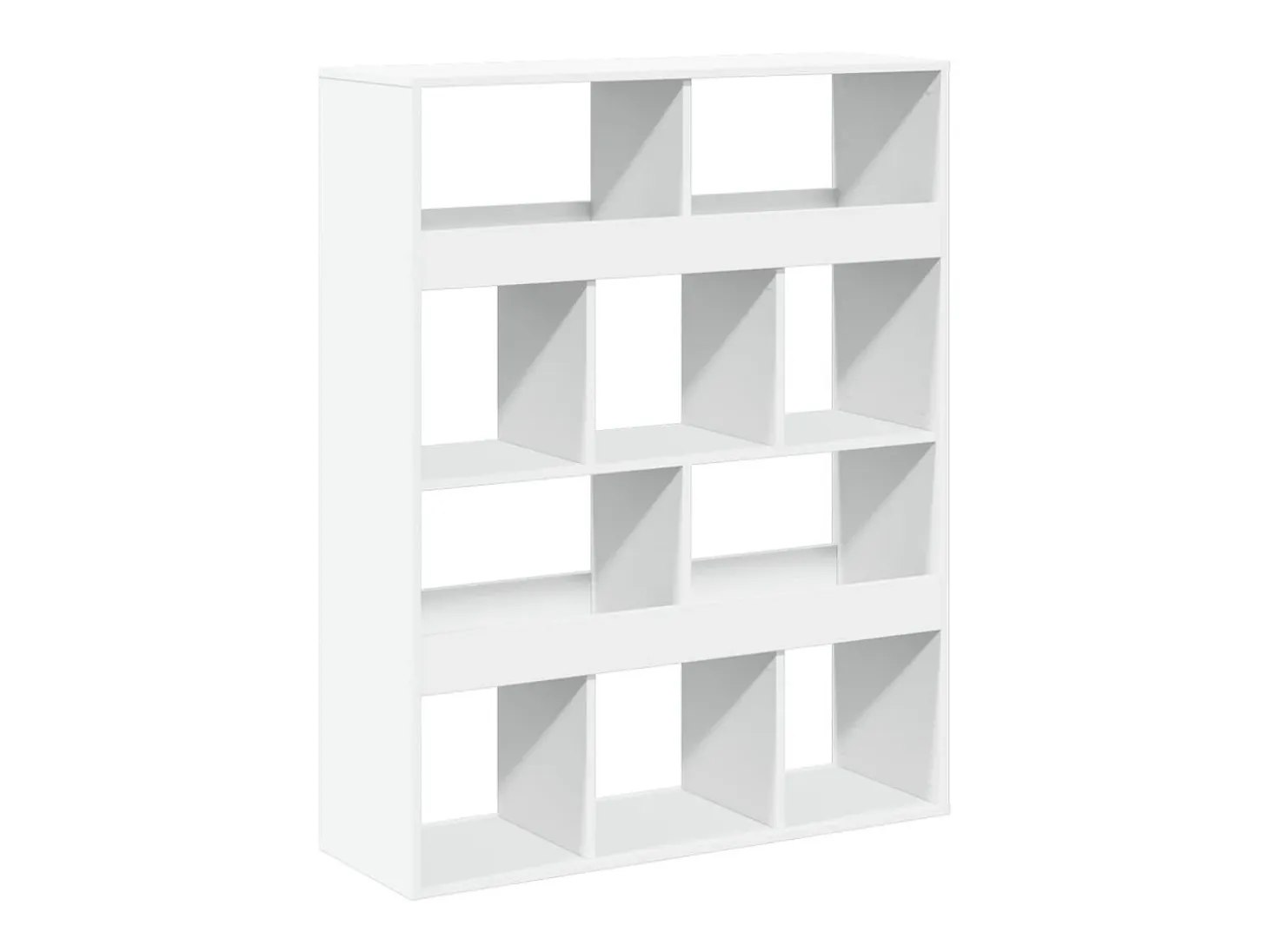 Separador de ambientes madera ingeniería blanco 100x33x125,5 cm