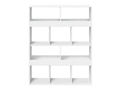 Separador de ambientes madera ingeniería blanco 100x33x125,5 cm