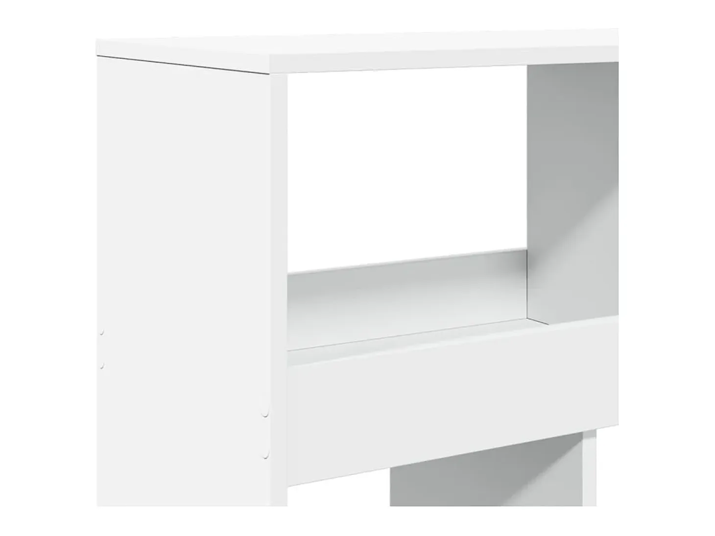 Separador de ambientes madera ingeniería blanco 100x33x125,5 cm