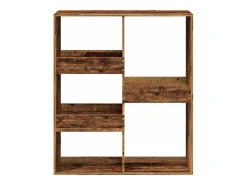Separador de ambientes madera envejecida 100x33x115 cm