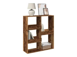 Separador de ambientes madera envejecida 100x33x115 cm