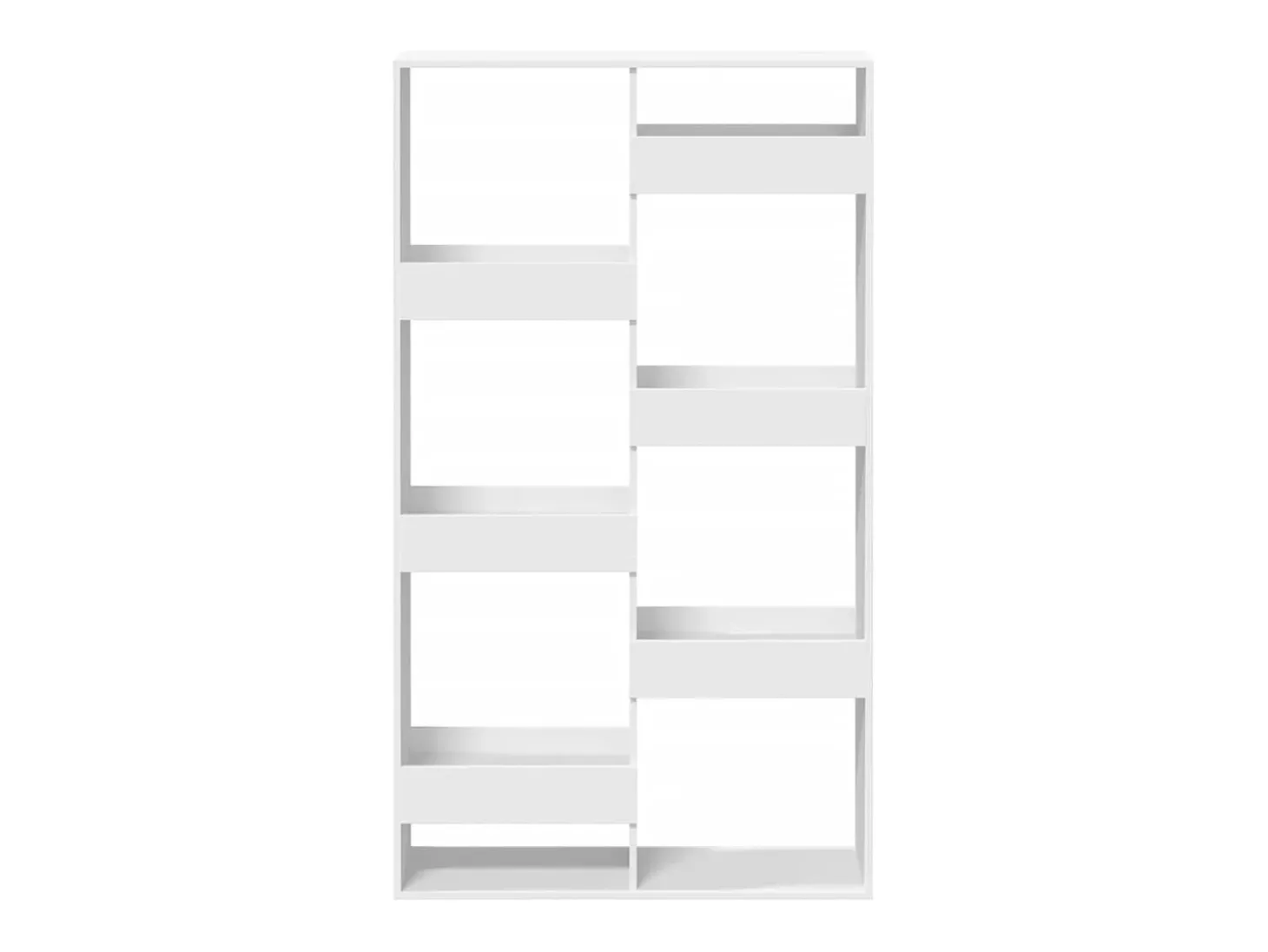 Separador de ambientes madera ingeniería blanco 100x33x175 cm