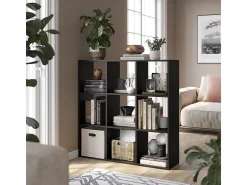 Separador de ambientes negro 104x29x108 nove