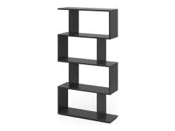 Separador de ambientes negro 70x23.8x132.1 levio