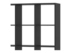 Separador de ambientes negro 138.5x29x142.5 karree