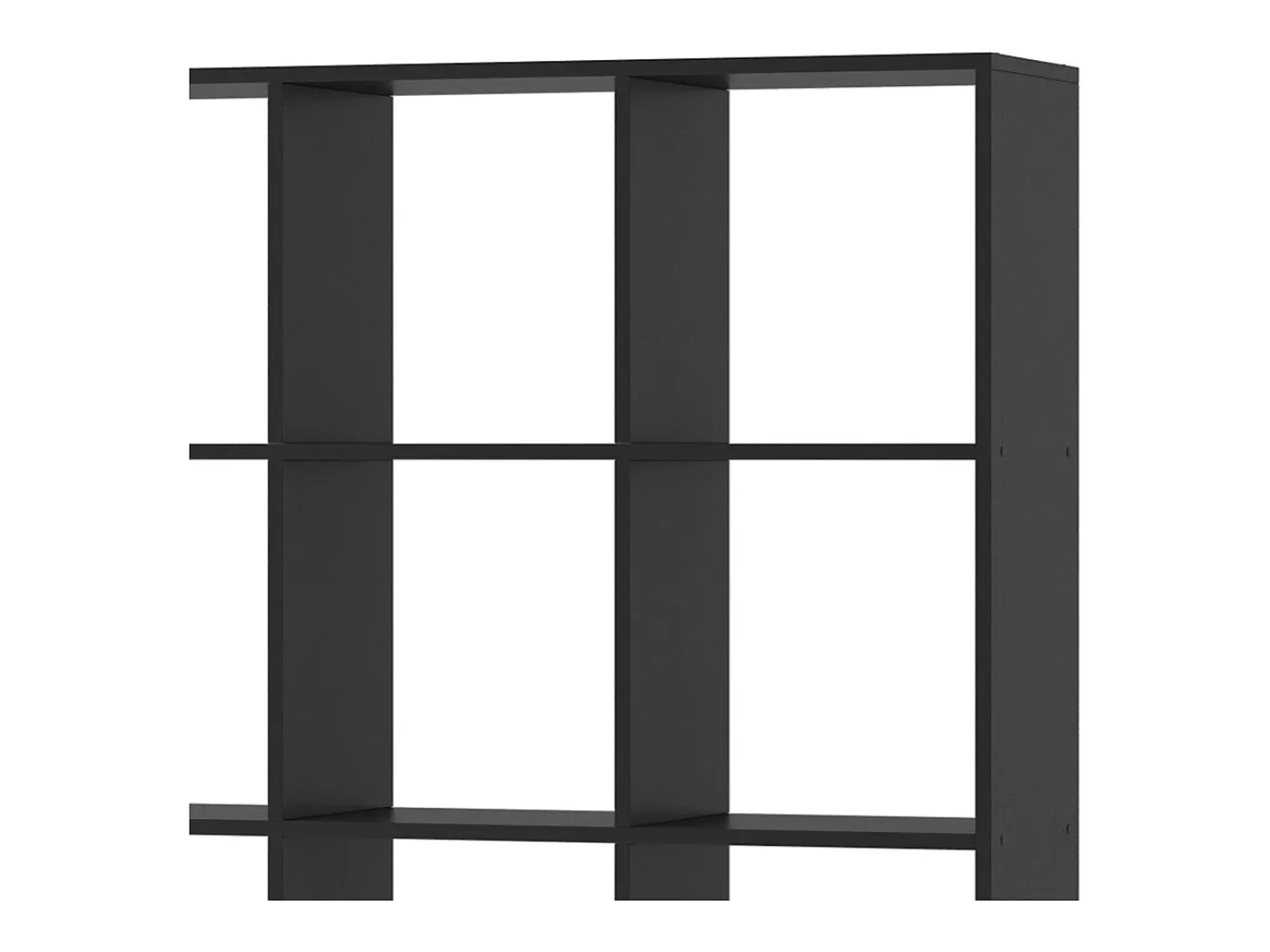 Separador de ambientes negro 138.5x29x142.5 karree