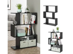 Separador de ambientes negro 70x23.8x97.4 levio