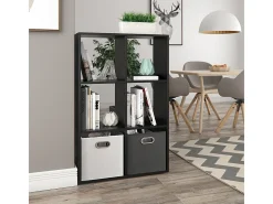Separador de ambientes negro 72x29x107.8
