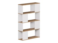 Separador de ambientes roble blanco/dorado 80x24x124.5 eneos