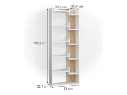 Separador de ambientes sonoma 61x22.1x160.2 fico