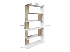 Separador de ambientes sonoma 80x23.6x162.6