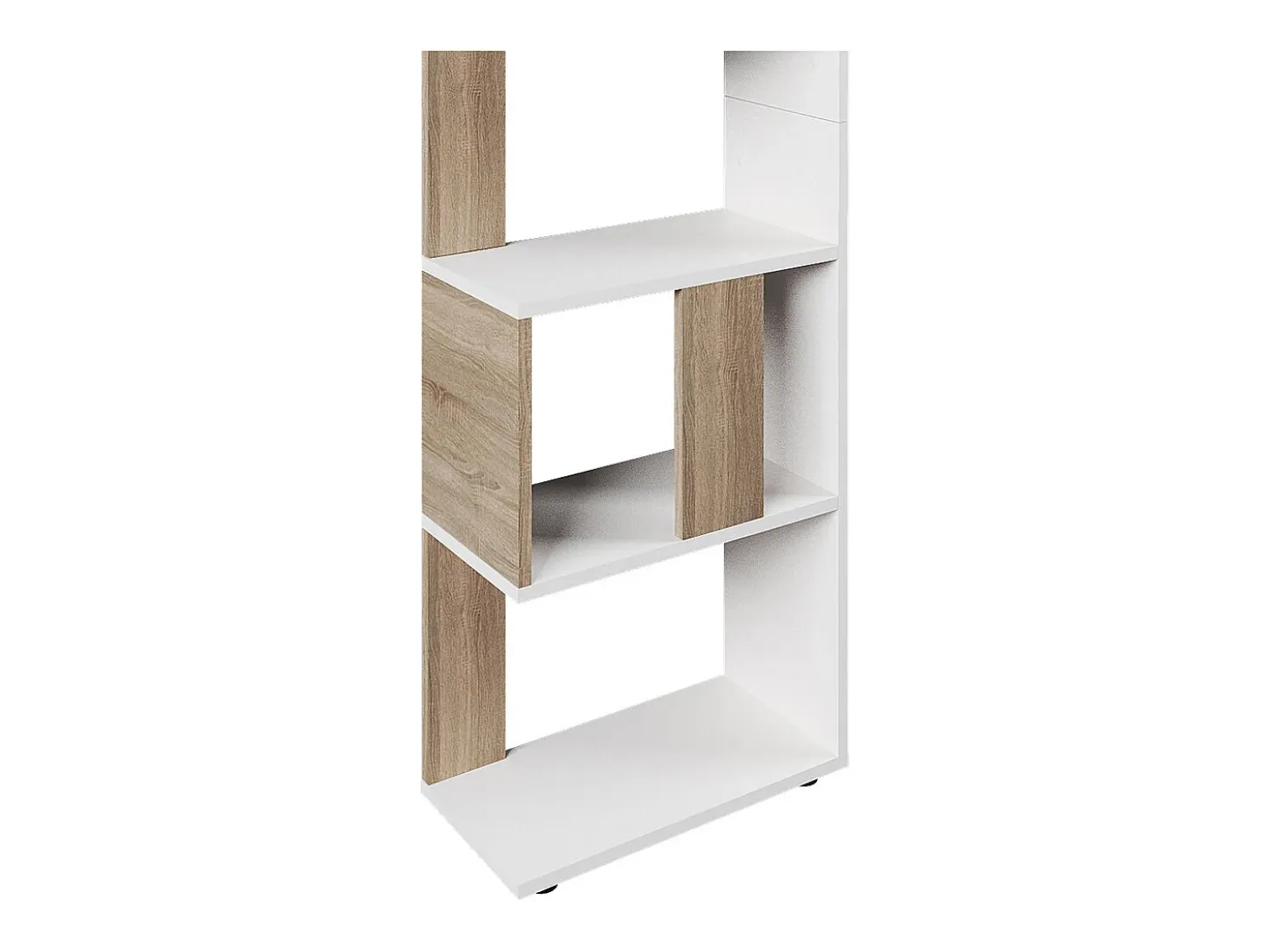 Separador de ambientes sonoma/blanco 45x23.6x162.6