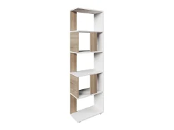 Separador de ambientes sonoma/blanco 45x23.6x162.6
