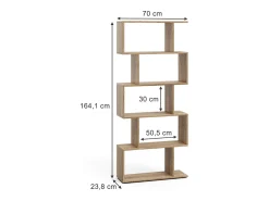 Separador de ambientes sonoma 70x23.8x164.1 levio