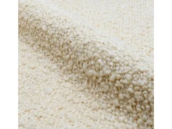 Set de 2 sillas de bar de media altura en tela beige 75 cm - Misty