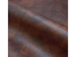 Set de 2 sillas de bar de cuero sintético marrón 76 cm - Texas