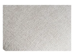 Set de 2 taburetes de cocina fijos efecto aterciopelado texturizado beige y metal negro 70 cm ATRIUM