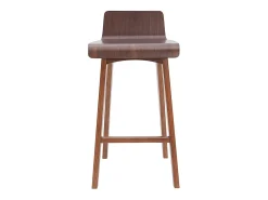 Set de 2 taburetes de cocina nórdicos nogal 65 cm BALTIK