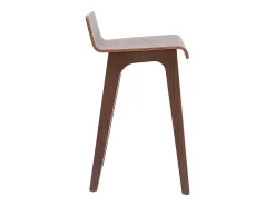 Set de 2 taburetes de cocina nórdicos nogal 65 cm BALTIK
