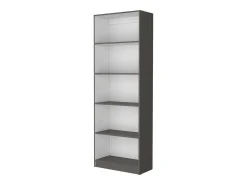 Set de estanteria de oficina home de 3 piezas en melamina con estantes y 2 puertas , 180.6 cm X 188.4 cm X 29.9 cm , Multicolor